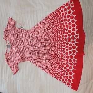 LuLaRoe short-sleeve polka-dot dress